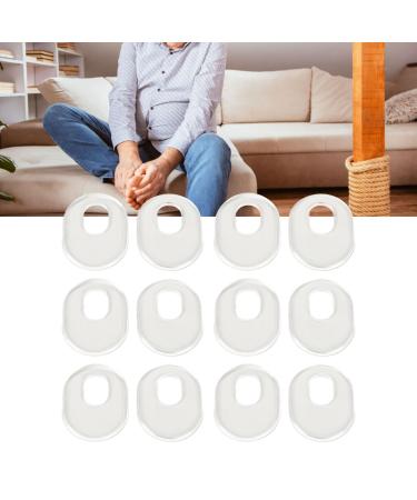 Transparent Foot Corn Corn Remover Cushion Transparent Corn Callus Remover Cushions Corn Feet Removers 6 Pairs Transparent Foot Corn Ring Removers for Feet Toe Removal Self