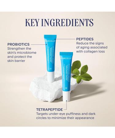 Marcelle Peptide + Probiotic Firming Anti-Wrinkle & Depuffing Eye Care Cream Smoothing & Hydrating Cruelty-Free Hypoallergenic Paraben-Free Fragrance-Free 15 mL - Buy Online on SooperMarket.com