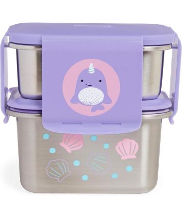 Skip Hop Zoo Stainless Steel Lunch Kit - Narwhal Design - Buy Online on SooperMarket.com