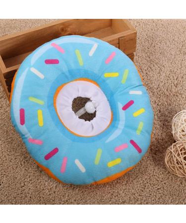 Xinzistar Soft Cat Collar - Adjustable Anti-Bite Safety Collar for Cats & Dogs (Blue Donut Size S) - Protective Pet Gear - Buy Online on SooperMarket.com