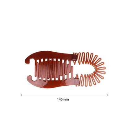 2PCS Plastic Interlocking Banana Clip Clincher for Elongated Ponytail - Buy Online on SooperMarket.com