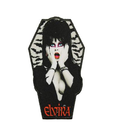 Elvira Bat Coffin Patch
