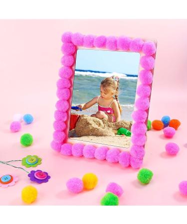 Caydo 200PCS Pink 1 Inch Pom Poms for Arts and Crafts- Mother's Day Gift Idea for Kids Creative Projects - Buy Online on SooperMarket.com