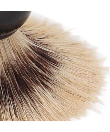 Shaving Brush for Men - Portable Black Curved Handle | Perfect for Travel & Home Salon | Beard Cleaning Brush - Buy Online on SooperMarket.com