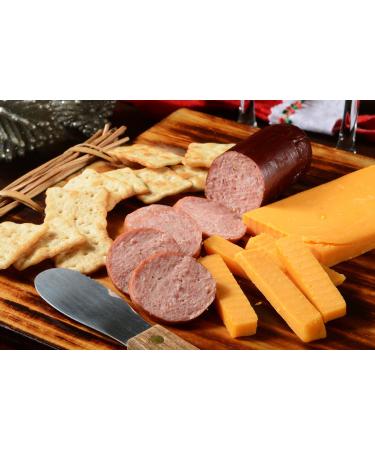 Wisconsin Cheese Company Cheddar & Pepper Jack Gift Box - Cheese Gift Baskets for All Occasions - Buy Online on SooperMarket.com