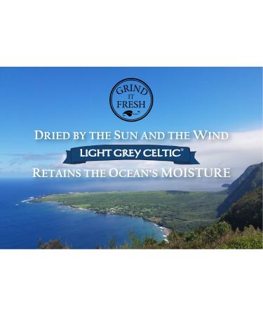 Celtic Sea Salt Light Grey Mini Grinder 1.8 oz - Vital Mineral Blend for Flavor & Health - Buy Online on SooperMarket.com