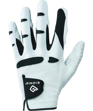 New & Improved 2X Long Lasting Bionic StableGrip Golf Glove - Patented Stable Grip Genuine Cabretta Leather, Designed by Orthopedic Surgeon! Men's XX-Large Left