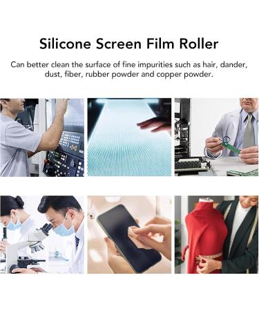 Silicone Hand Roller - Anti-Static Dust Removal Tool for Home | High Temperature Resistant 4-inch Roller - Buy Online on SooperMarket.com