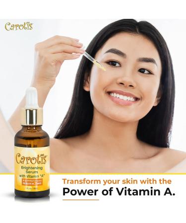 CAROT S Skin Brightening Serum - 1 fl oz | Dark Circles, Wrinkles & Spots Remover with Carrot Oil & Vitamin A - Buy Online on SooperMarket.com