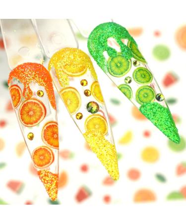 Buy UV Colour Fusion Glitter Gel - Sparkling Yellow | 5ml - Best International Shipping! - Buy Online on SooperMarket.com