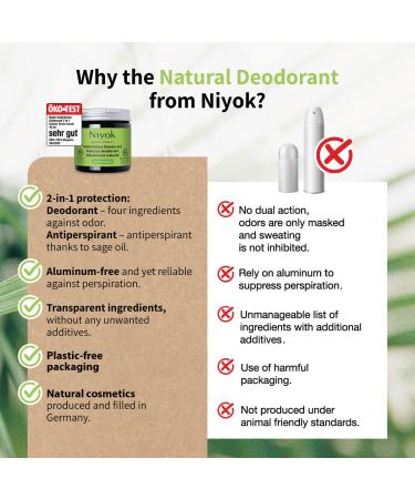 Natural Aluminum-Free Deodorant & Antiperspirant - Green Touch Scent 40ml | International Shipping - Buy Online on SooperMarket.com