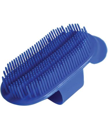 Roma Plastic Sarvis Curry Comb Blue Large