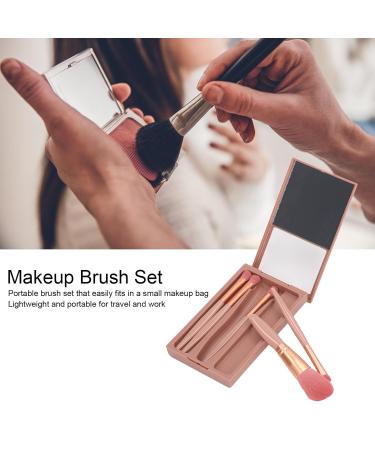Portable Makeup Brush Set - Soft Lightweight & Skin-Friendly for Beginners & Professionals | International Shipping Available - Buy Online on SooperMarket.com