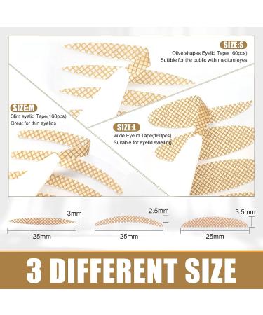 Invisible Waterproof Eyelid Tape for Droopy, Hooded, Single, and Uneven Mono Eyelids - Clear - Buy Online on SooperMarket.com