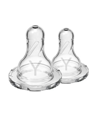 DR BROWN Y Cut Teats 2 Count Wide Neck
