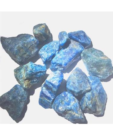 Natural Crystal Rough 100g Rough Gemstone Natural Apatite Crystal Rough Raw Stone Rock Specimen Stone Specimen 2-4cm Blue - Buy Online on SooperMarket.com