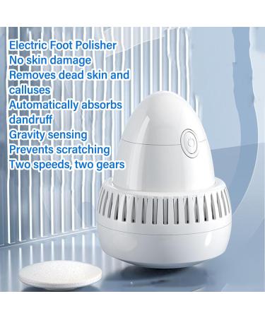 Electric Foot Callus Remover with 2 Grinding Heads Hard Skin Removal Foot Grinder Foot Care Tool 2 Speed Rechargeable - Buy Online on SooperMarket.com