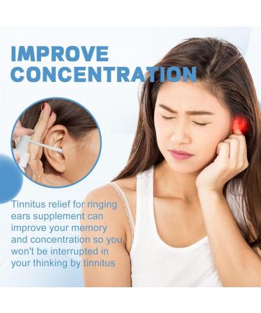 Tinnitus Relief Spray 60ml Anti Tinnitus Spray Earwax Cleaning Care Spray for Relieves Tinnitus Ear Back Ear Discomfort - Buy Online on SooperMarket.com