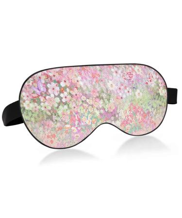 Haskirky Light Blocking Eye Mask Breathable and Adjustable Adult Men and Women Travel on Business Trips Yoga Meditation Light Smooth Comfortable Eye Mask Office Deep Sleep Goodies Colorful Cheery B