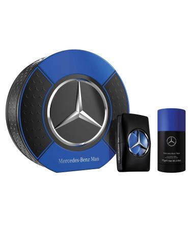 Mercedes-Benz Man - Addictive Fragrance For Men - Woody And Fruity Scent - Adds Freshness - 1.7 Oz EDT Spray - 2.6 Oz Deodorant Stick - Long Lasting - Suitable For All Skin Types - 2 Pc Gift Set