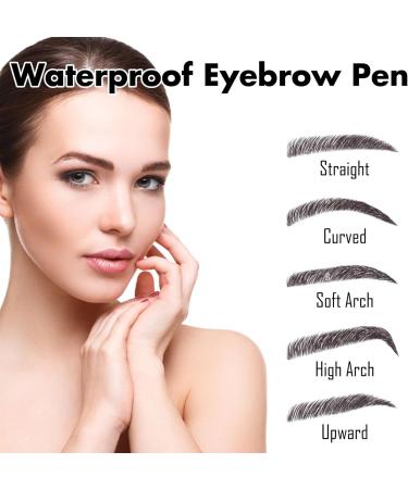 3 PCS Eyebrow Pencil Eyebrow Pen Waterproof Brow pen Microblading Eye Brow Pencils Long Lasting Natural Eyebrow Pen Black & Black-gray & Light Brown 3 count (Pack of 1) 03 Black & Black-gray & Light Brown - Buy Online on SooperMarket.com