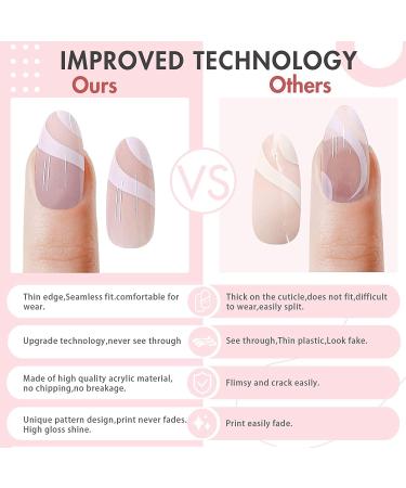 Senvenski Short Coffin Press On Nails Jelly Green Glitter Cat Eye Magnetic Holographisch Fake Nails Shimmery Acrylic Nails Full Cover with Nail Glue for Women and Girls (CD052) - Buy Online on SooperMarket.com