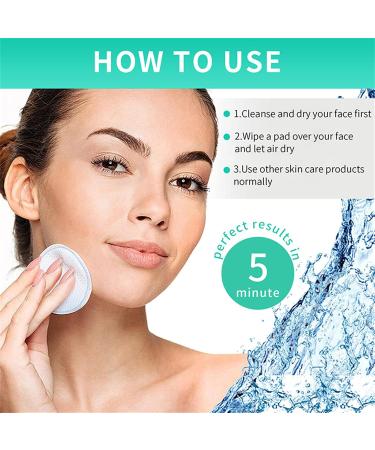 35% Glycolic Acid Peel Pads Exfoliating Face & Body Wipes with B5 & Tea Tree Oil for Pore Minimizing & Even Skin Tone - 1Pcs 2.82oz - Buy Online on SooperMarket.com