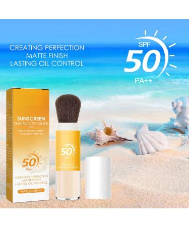 Nmbol 2 pieces Solar Cooling Mineral Sunscreen Mineral Mineral Sunscreen Setting Sun Protection Foundation SPF 50 Minimizes thin lines and pores - Buy Online on SooperMarket.com