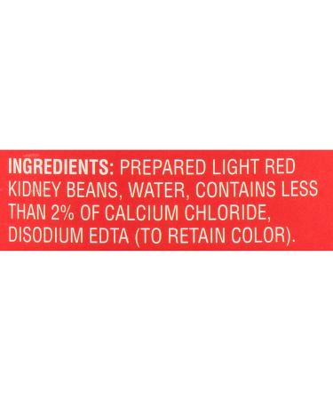 Joan of Arc Light Red Kidney Beans 15.5 oz (Pack of 12) - No Salt Added - Buy Online on SooperMarket.com
