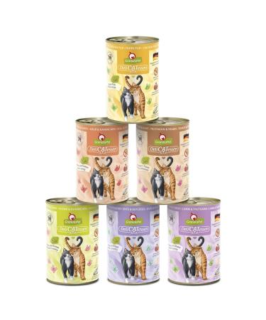 Granapet Delicatessen Multipack 3 Without Fish wet food for cats in a trial package single feed without grain cat food with high meat content & high -quality oils 6 x 400 g multipack (without fish) 2.4 kg (1 Pack)