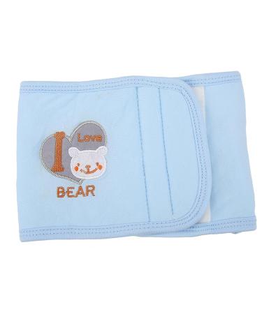 Garosa Baby Belly Button Band | Thickened Cotton Newborn Umbilical Support | Warm Blue Waist Cover for Infants - Buy Online on SooperMarket.com