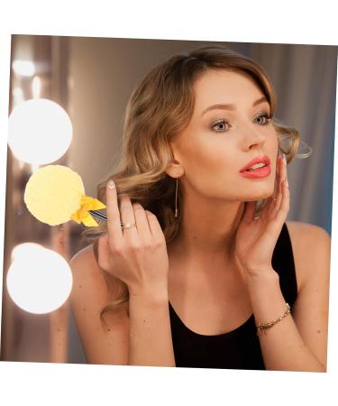 Anneome Powder Puff Washable Puff Tooth Gems Makeup Puffs Face Body Sponge Round Puffs Large Puff Face Cosmetic Puff Beauty Puff Super Soft Long Hair Makeup Tools Child Fragrance - Buy Online on SooperMarket.com