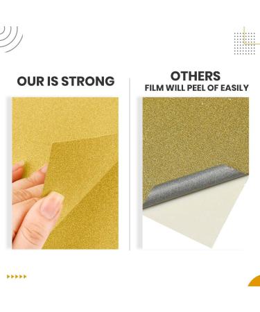 Gildecks Gold Cardstock Paper 20 Pcs - Double Sided Glitter Paper for DIY Projects - 250 GSM - 11.7x8.3in - Buy Online on SooperMarket.com