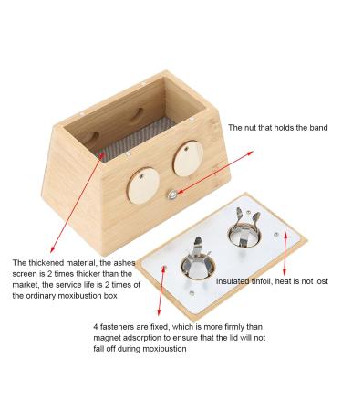 Stick Moxa 14x9x8 - Bamboo Moxa Moxibustion Box & Roller Tool | International Shipping Available - Buy Online on SooperMarket.com