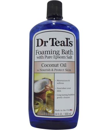 Dr Teal's Eucalyptus & Spearmint + Coconut Oil Foaming Bath (1000 mL each) Foaming Bath + Coconut oil - Buy Online on SooperMarket.com
