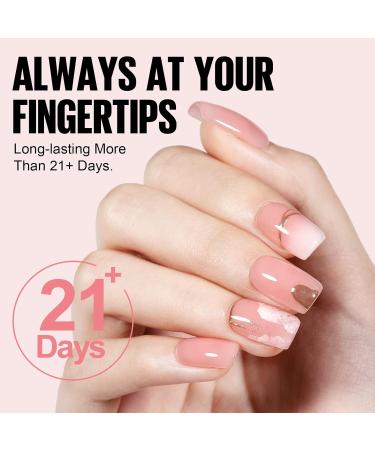TOMICCA 5 in 1 Builder Nail Gel 15ML - Nude UV Gel Polish for Strong Nails | Nail Repair & Strengthening | Easy to Shape | Nail Art Supplies - Buy Online on SooperMarket.com