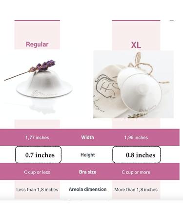 Silver Nursing Cups Nipple Cover Nipple Soother for Newborn Breastfeeding Moms  The Original 925 Silver Nursing Cups 2 Count (Pack of 1) - Buy Online on SooperMarket.com