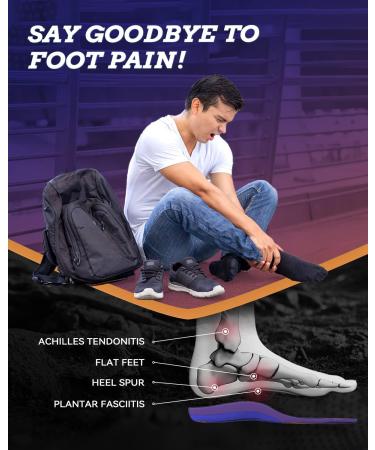 Supination Insoles for Women - Prevent Overpronation & Plantar Fasciitis - XS Purple XS (Women 4.5-5.5) - Buy Online on SooperMarket.com