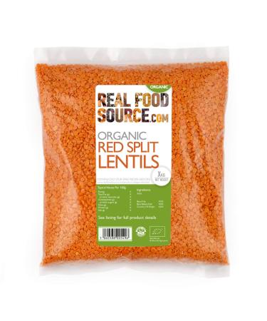 RealFoodSource Organic Red Split Lentils 2.5kg Community Pack
