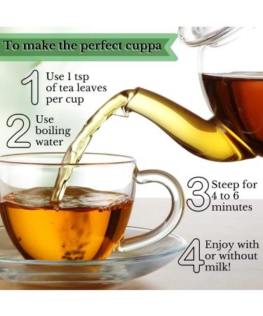 Rose Earl Grey Naturally Flavoured Black Loose Leaf Tea by Simpli-Special for Hot or Iced Tea (100g in Resealable Pouch) - Buy Online on SooperMarket.com