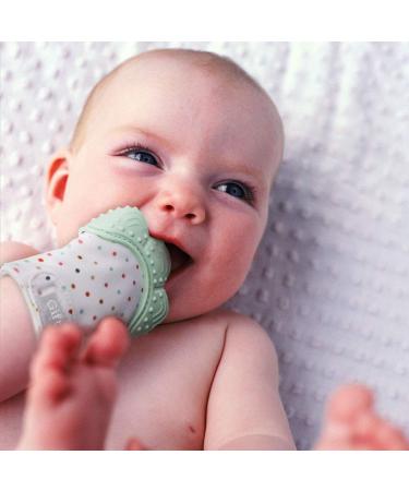 Baby Teething Mittens - Self-Soothing Pain Relief Toy for 3-12 Months Baby - Prevent Scratches Protection Glove - Pink (1 Pair) - Buy Online on SooperMarket.com