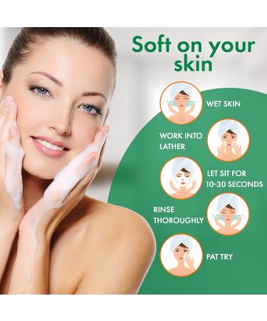 Kojic Acid & Turmeric Soap Bar for Face & Body - Even Tone, Bright Complexion - Made in USA (4 oz x 3) - Buy Online on SooperMarket.com