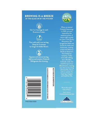 Celestial Seasonings Cold Brew Iced Tea with Lemon - Sweetened Tea Bags (18 Count, 1.3 oz) - Buy Online on SooperMarket.com