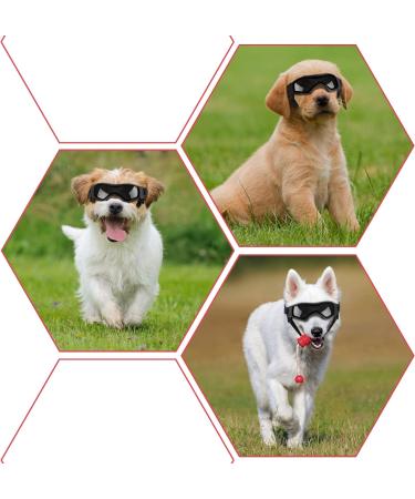 Ownpets Dog Glasses UV Protection Goggles for Small and Medium Dogs - Black Regular Style Medium - Buy Online on SooperMarket.com