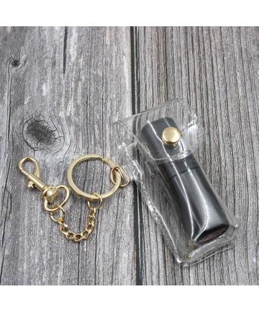 Buy Clear PVC Fashion Keychain Lipstick Holder | Stylish Outdoor Lipstick Sleeve Keychain - Buy Online on SooperMarket.com