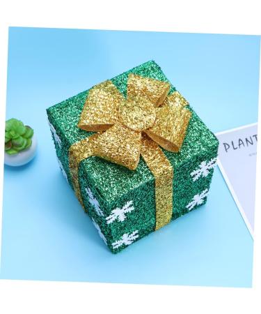 Cabilock Box Shop Decoration Decorative Wall Basket Showcase Adornment Christmas Bag Green 15.00X15.00X15.00CM - Buy Online on SooperMarket.com