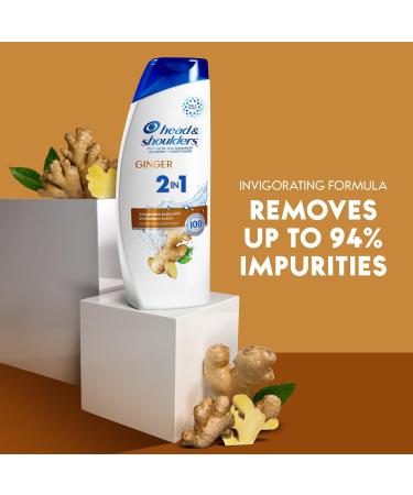 Head & Shoulders Ginger 2-in-1 Anti-Dandruff Shampoo + Conditioner 370 mL - Buy Online on SooperMarket.com