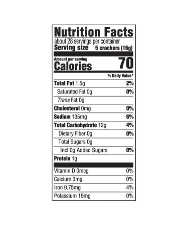 Premium Original Saltine Crackers - 16 oz | Top Quality Snack Option - Buy Online on SooperMarket.com