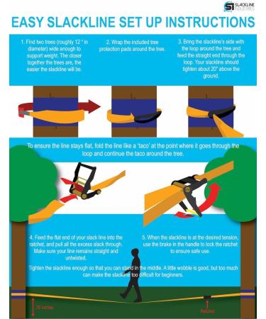 Slackline Industries Base Line 50ft Kit with DVD and Tree Protection - Buy Online on SooperMarket.com