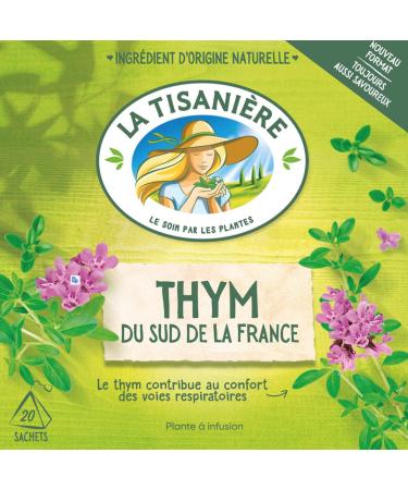 La Tisaniere Tea Infusion Provence Thyme x20 sachets